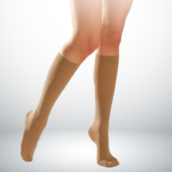 Chaussettes Femme Dynaven Semi-Opaque beige