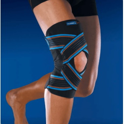 Genouillère strapping ouverte | Genouillère de maintien sport