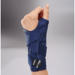 L'orthèse de repos Carp'Immo immobilise efficacement votre poignet pendant le sommeil