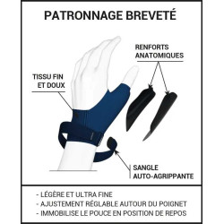 Orthèse pouce rigide de repos | Maintien et soulage le pouce